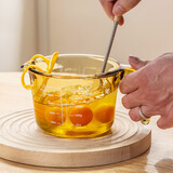 格娜斯耐热玻璃量杯带刻度食品级烘焙微波炉加热家用早餐打蛋牛奶杯子