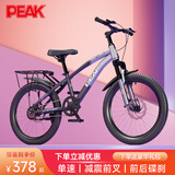 匹克星跃儿童自行车3-6岁自行车儿童自行车6-10岁儿童车自行车6-12岁 星跃|银灰色单速+碟刹+礼包 20寸【适用身高130-160cm】