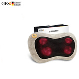 GESS德国GESS 颈椎按摩器 腰部背部按摩靠垫 多功能车家两用颈椎按摩枕头 经典款-仿真人揉捏+顶揉按摩+温感热敷
