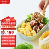 北鼎陶瓷猪猪饭盒便携保鲜盒上班族学生带饭餐盒蒸锅烤箱24cm浅衫绿