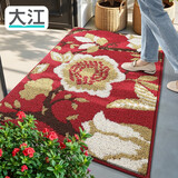 大江入户地垫进门脚垫进户门玄关门口地垫入户门80x110cm 落叶