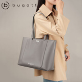 bugatti德国包包女包2025年女款大容量托特包单肩包情人节礼物送老婆 深灰【七仓直发，当/次日达】