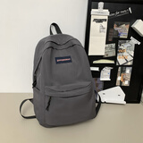 酷咖书包男背包双肩包女大容量初中大学生运动短途出差旅行耐磨防泼水 灰色【带太空人挂件】