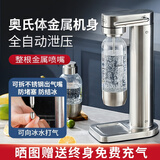 prosoda 气泡水机苏打水机家用自制碳酸饮料打气机器可乐汽水气泡机奶茶店商用 G15不锈钢（1个气瓶 2个不锈钢水瓶）