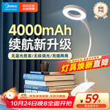 美的（Midea）充电款小台灯家用学生学习专用书桌灯宿舍阅读夹子床头灯