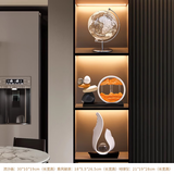 赟娅时来运转流沙画摆件客厅电视柜酒柜玄关轻奢高档高级装饰品办公室 【背靠金山3件套】石来运转摆件