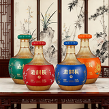 老村长  梅兰竹菊 浓香型白酒 45度 1.5L*4坛整箱装