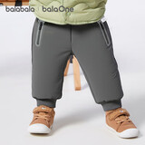 巴拉巴拉童装宝宝羽绒裤三防男童女童裤子儿童冬装2025新款长裤运动裤保暖