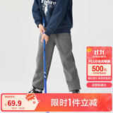 巴拉巴拉童装儿童裤子男童女童加绒长裤冬保暖运动休闲束脚裤208424108217