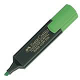辉柏嘉（Faber-castell）【4支起售】荧光笔彩色重点标记笔醒目记号笔154863绿色单支装