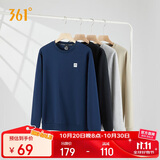 361°卫衣男装秋装长袖运动服休闲跑步圆领宽松上衣套头衫652334801D-8