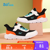 361° 男女童跑鞋 中大童儿童运动鞋透气舒适春秋季跑鞋 橙40