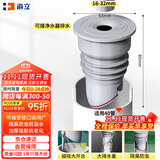 海立厨房下水道防臭封口神器卫生间洗衣机水管防溢水硅胶密封塞圈F40