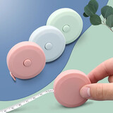 徽匠世家皮尺量三围用尺软尺子迷你便携家用裁缝量衣服腰围胸围卷 圆形三围尺一个装