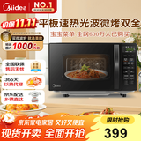 美的（Midea）微波炉烤箱一体机 小型家用20升微波炉  光波加热 钻石背板（M1-L201B）