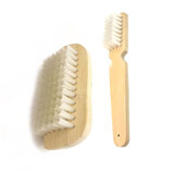 厨格格大衣刷手工竹衣刷子白色硬毛清洗木刷洗衣刷清洁鞋刷地板刷家用