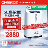 迈卓（MED·JOY）医用吸氧机JAY-5DW制氧机家用吸氧老人吸氧+制氧一体机带雾化