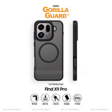 猩球卫士磨砂软边适用OPPOFindX9Pro磁吸手机壳高级感全包软边findx9pro防摔硅胶护甲肤感简约外壳黑