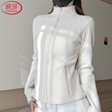 浪莎奥粒绒外套女冬季2026新款加绒保暖立领卫衣冲锋衣内胆抓绒上衣女