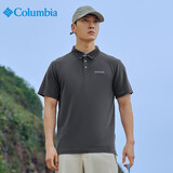 Columbia哥伦比亚Polo衫男春夏户外休闲透气短袖翻领T恤 EE0035 011 S
