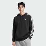 阿迪达斯（adidas）三叶草系列 男 BAGGY HOODIE 连帽卫衣 KD1860 黑色  XL 