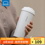 乐扣乐扣（LOCK&LOCK）保温杯遇见元气保温保冷咖啡杯弹跳盖男女颜值水杯550ML白色