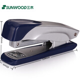 三木12#金属机身订书机/订书器 颜色随机 8109