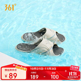 361°运动拖鞋男AG夏季篮球厚底沙滩休闲外穿凉拖鞋子男672426728-3