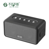 不见不散W10无线蓝牙音响户外运动大功率可插卡小型音箱便携式家用桌面电脑电视小音响高音质低音炮 晶耀黑