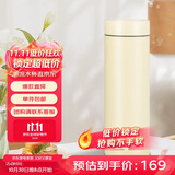 虎牌（TIGER）梦重力轻量便携不锈钢保温保冷水杯MMP-B30C-YP日光黄300ml