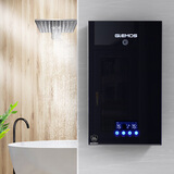 格林姆斯（GLEMOS）GL10 即热式电热水器 速热家用大水量洗澡 高温浴缸洗 多模变频恒温五大沐浴模式智能供水热水器 10000W 典雅黑