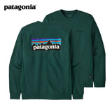 巴塔哥尼亚（Patagonia）男女士情侣款Logo混纺棉加绒加厚套头卫衣P-6UprisalCrew 39657 CASG S