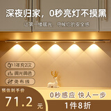 心有所属（Heart LocK）人体感应灯带磁吸充电橱柜灯入户玄关氛围小夜灯厨房鞋衣酒柜灯条