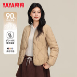 鸭鸭（YAYA）轻薄羽绒服女2025新款内胆外穿秋冬短款圆领保暖外套时尚休闲衣服