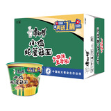 康师傅 方便面 经典小鸡炖蘑菇桶面102g*12 泡面整箱速食 方便食品