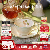 Wedgwood[11.11保价]欢愉假日咖啡杯碟陶瓷茶杯碟高颜值杯碟情侣杯 欢愉假日树莓杯碟1个220ml