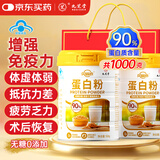 九芝堂蛋白粉500g*2桶蓝帽认证增强免疫力乳清蛋白质粉中老年人营养品