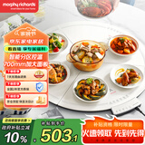 摩飞电器（Morphyrichards）三折叠暖菜板 圆形折叠饭菜保温板热菜板 多功能饭菜加热板加热桌垫菜板饭菜保温神器MR8306