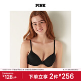 维多利亚的秘密 PINK 2804圆盘胸外扩文胸舒适薄衬垫3/4罩杯无痕文胸内衣女 2ZUO黑色 11202804 75B （34B）