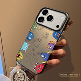 江铭 适用苹果17ProMax手机壳iphone17ProMax保护套全包防摔男女款创意保护壳彩银壳多色小怪兽