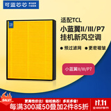 可蓝芯芯适配TCL小蓝翼新风空调滤芯/过滤网 挂式小蓝翼II/Ⅲ/P7/Q7滤芯单片装