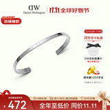 丹尼尔惠灵顿（DanielWellington）dw手镯女 经典银色小号开口手镯生日礼物送女友