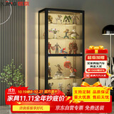 信京 手办展示柜乐高高达模型展示架泡泡玛特收纳陈列柜透明玻璃展柜