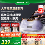 大宇（DAEWOO）【智能便携】挂烫机家用熨烫机电熨斗 手持挂烫机 旅游出差便携式小型自清洁除菌HI-036星黛紫
