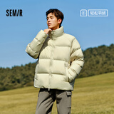 森马羽绒服男冬外套三防发热面包服上衣109724113201