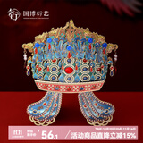 中国国家博物馆孝端皇后凤冠木质冰箱贴博物馆文创创意装饰品送朋友特色礼物 孝端皇后凤冠木质冰箱贴