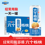 养元六个核桃 精品型核桃乳植物蛋白饮料 240ml*16罐 整箱装