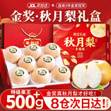 山姆大叔秋月梨礼盒装【JD/顺丰-多地次日达】高端水果礼盒装中秋礼品送礼 【豪华礼盒】6枚装 | 品质升级｜配手提袋 8S【升级黄金甜】特级果｜300g+