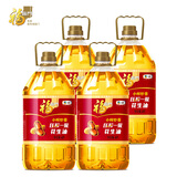 福临门 食用油 小榨炒香 压榨一级花生油 4L*4桶 中粮出品