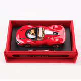 比美高 1:18 比美高 法拉利Laferrari 拉法 车模合金汽车模型跑车模型 法拉利SP3  标准红 精细礼盒
